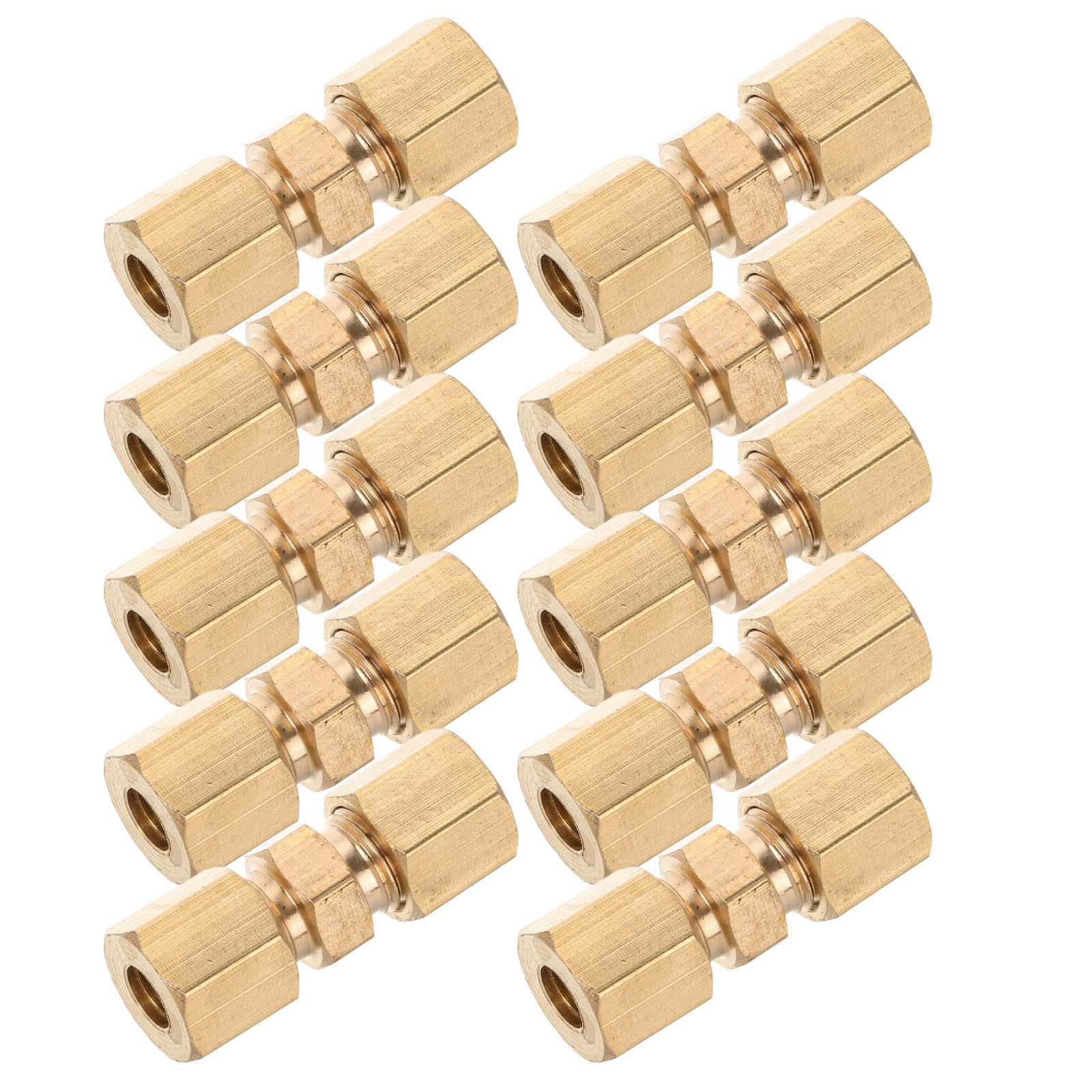 Compression Fitting Brass - 10Pcs Brass Brake Line Union Compression