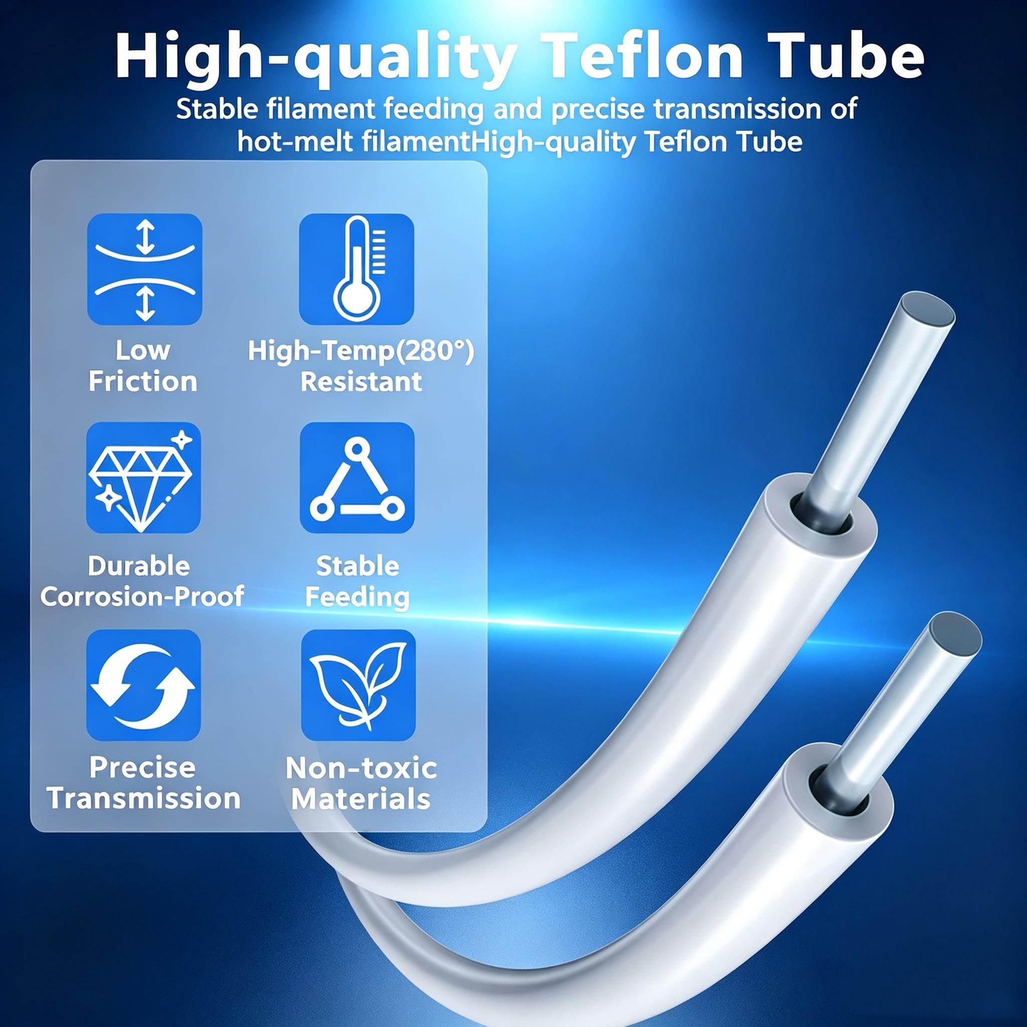 2.5×4mm PTFE Teflon Tube for B - Ptfe Tape Thread ulasan dan harga