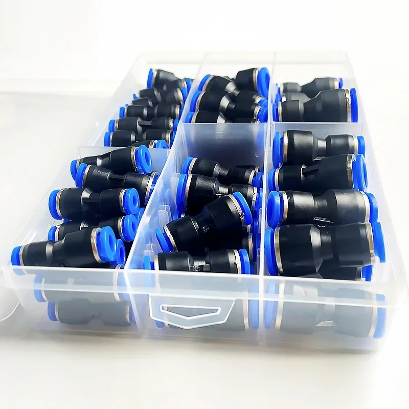 61PCs Boxed PG Pneumatic Conne - Compression Fitting Brass ulasan dan harga